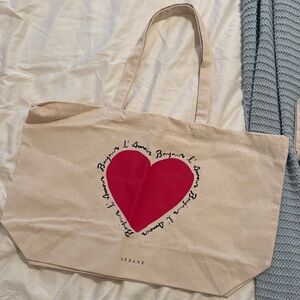Sezane Bonjour l’Amour tote